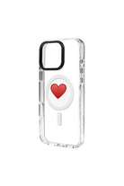 Spread Heart-Clear Kılıf Magsafe Özellikli - Iphone 15 Plus - 1