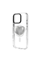 Silver Heart-Clear Kılıf Magsafe Özellikli - Iphone 15 Plus - 1