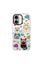 Royal Cats-Clear Kılıf Magsafe Özellikli - Iphone 17e - 0