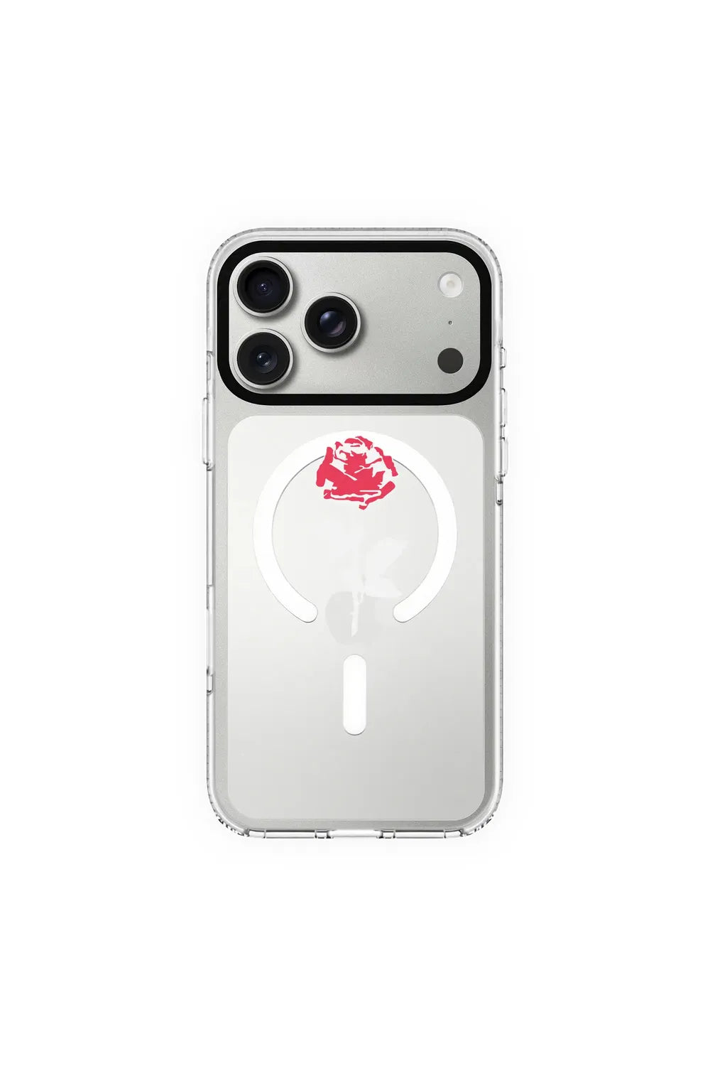 Naturel Rose-Clear Kılıf Magsafe Özellikli - Iphone 17 Pro - 0