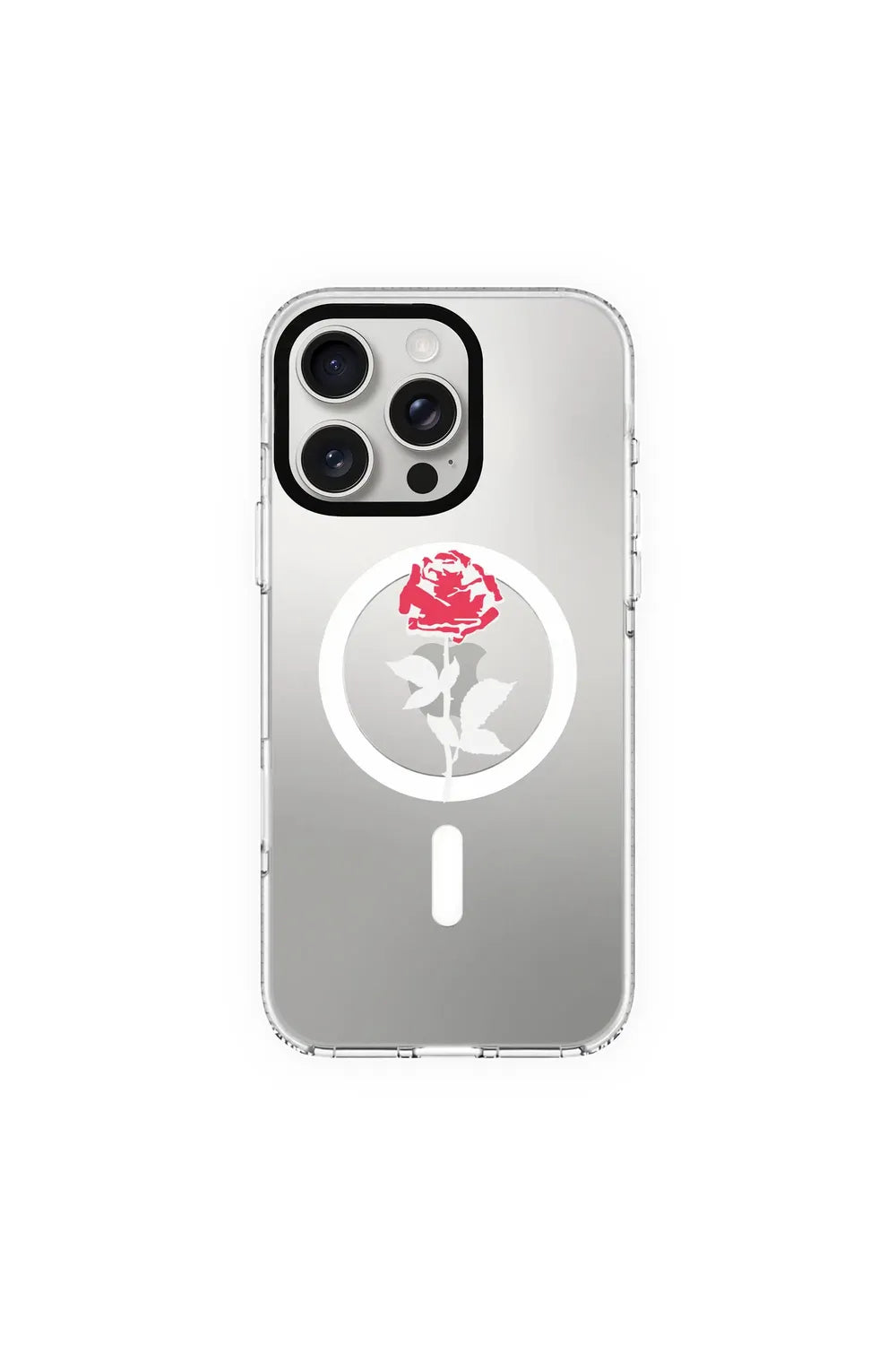 Naturel Rose-Clear Kılıf Magsafe Özellikli - Iphone 15 Pro - 0