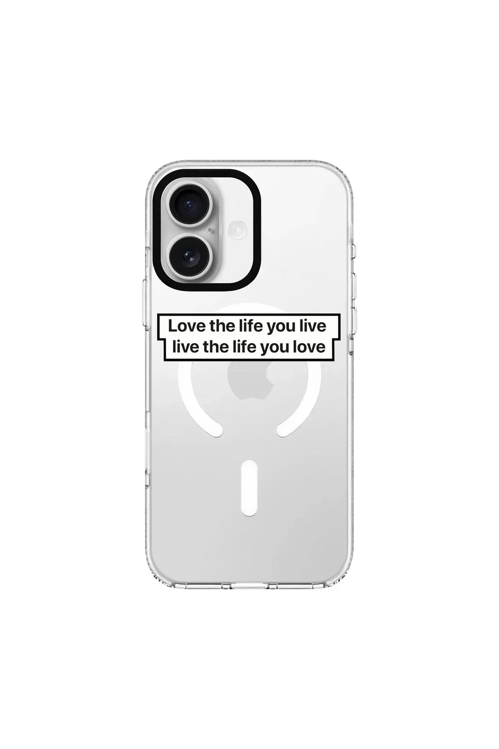 Love The Life-Clear Kılıf Magsafe Özellikli - Iphone 17e - 0