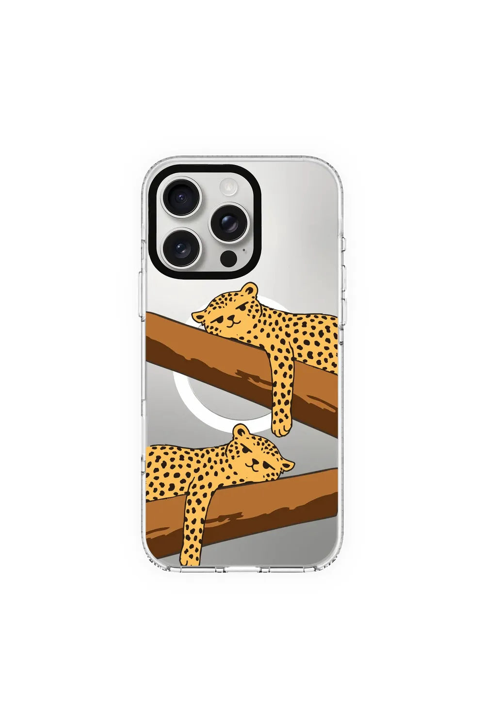 Leopard Siesta-Clear Kılıf Magsafe Özellikli - Iphone 16 Pro - 0