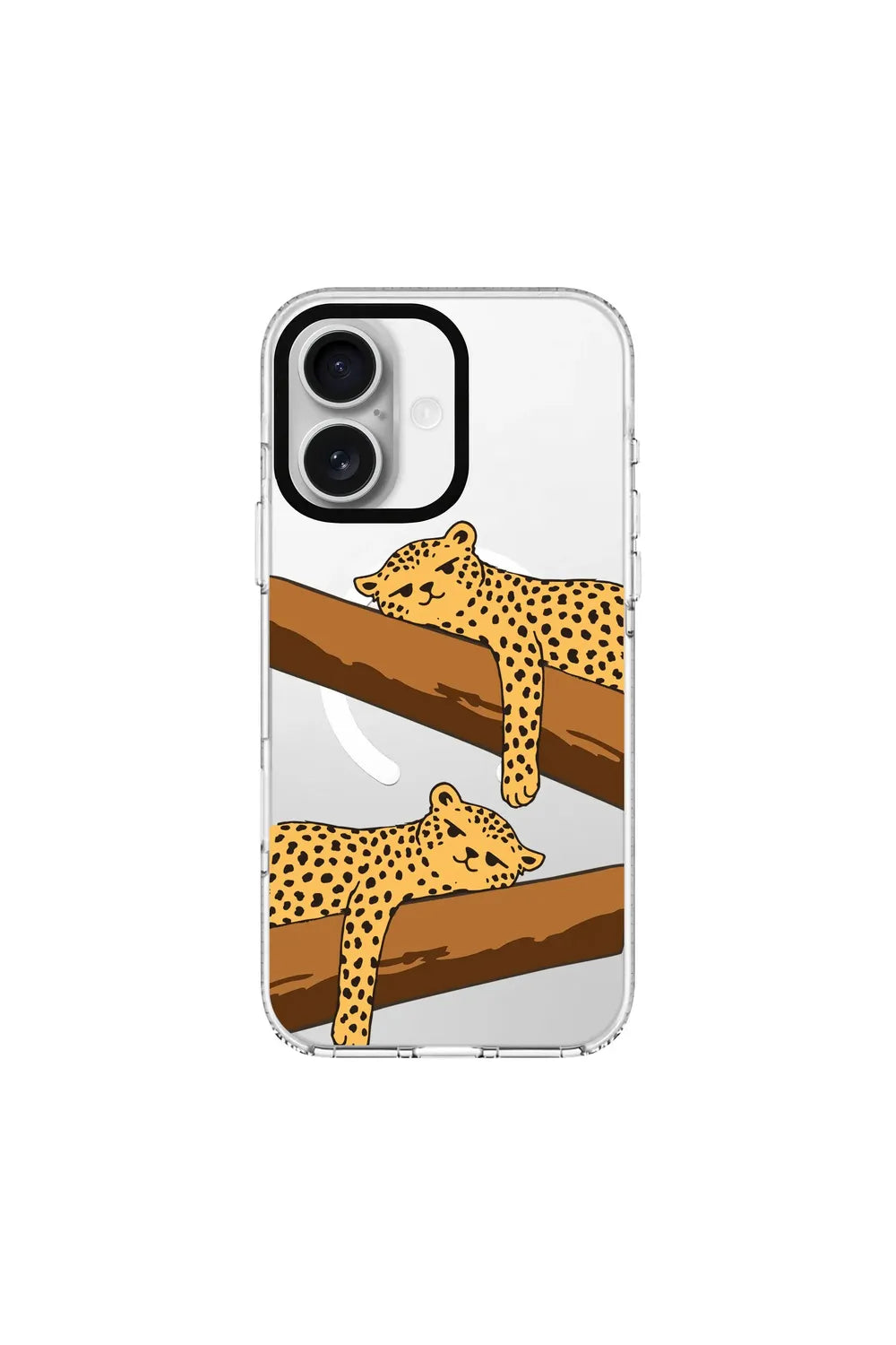 Leopard Siesta-Clear Kılıf Magsafe Özellikli - Iphone 16e - 0