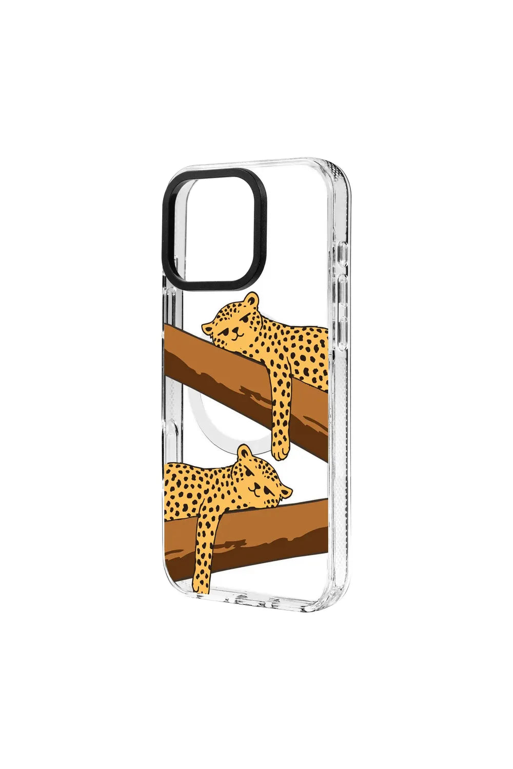 Leopard Siesta-Clear Kılıf Magsafe Özellikli - Iphone 16e - 1