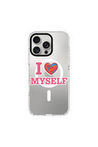 I Love Myself-Clear Kılıf Magsafe Özellikli - Iphone 15 Pro - 0