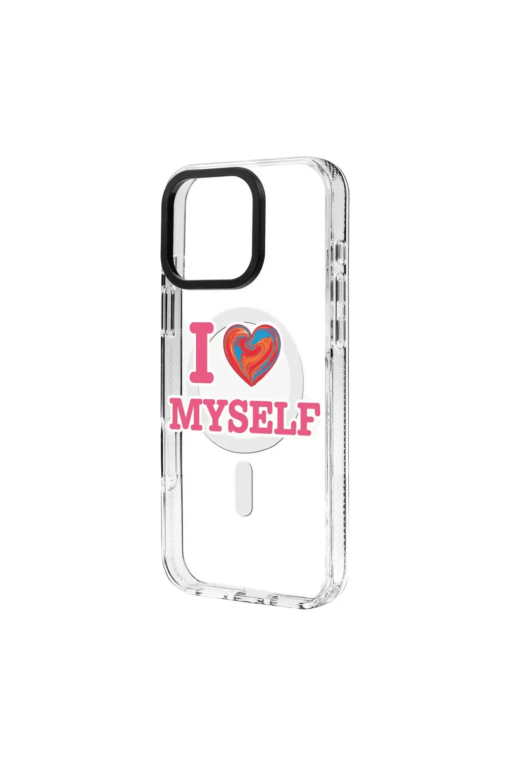 I Love Myself-Clear Kılıf Magsafe Özellikli - Iphone 15 Pro - 1