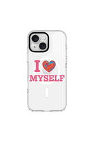 I Love Myself-Clear Kılıf Magsafe Özellikli - Iphone 15 Plus - 0