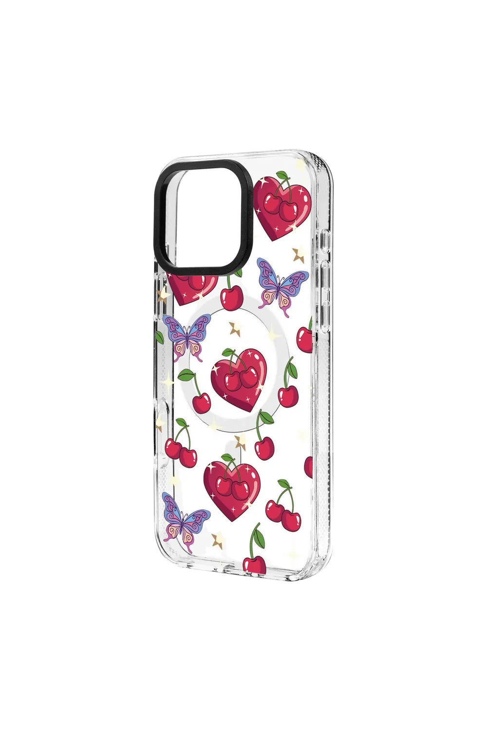 Heart Garden-Clear Kılıf Magsafe Özellikli - Iphone 16 Plus - 1