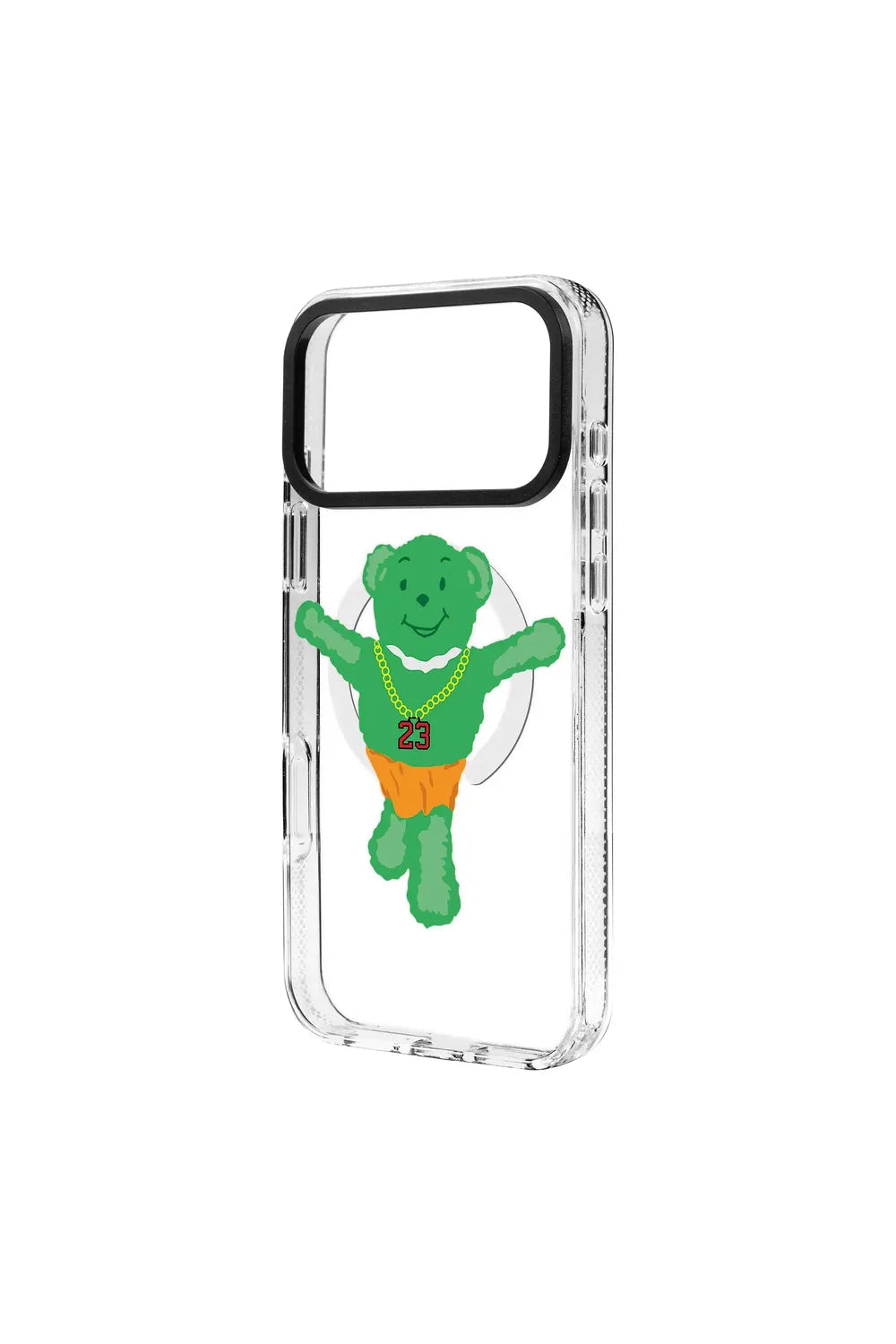 Green Bear-Clear Kılıf Magsafe Özellikli - Iphone 17 Pro - 1