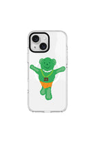 Green Bear-Clear Kılıf Magsafe Özellikli - Iphone 15 - 0