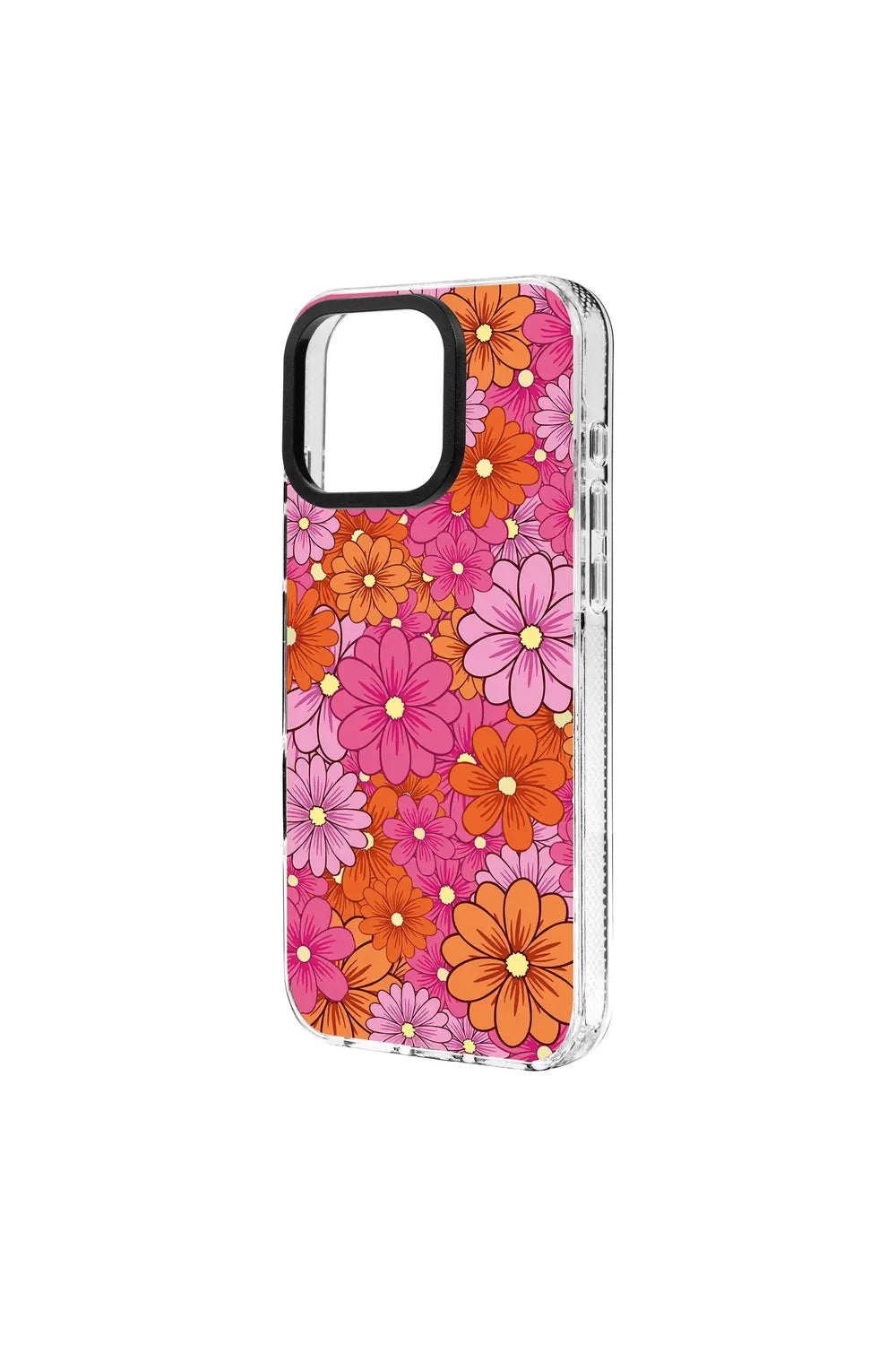 Flower Pop-Clear Kılıf Magsafe Özellikli - Iphone 16 - 1