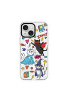 Fantastic Cats-Clear Kılıf Magsafe Özellikli - Iphone 15 - 0
