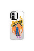 Crazy Cat-Clear Kılıf Magsafe Özellikli - Iphone 17e - 0