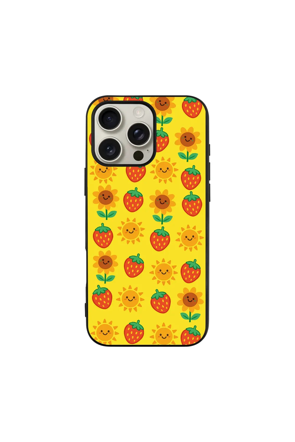 Happy Berry Bloom-Ultra Silikon Kılıf-Iphone 16 Pro Max - 3