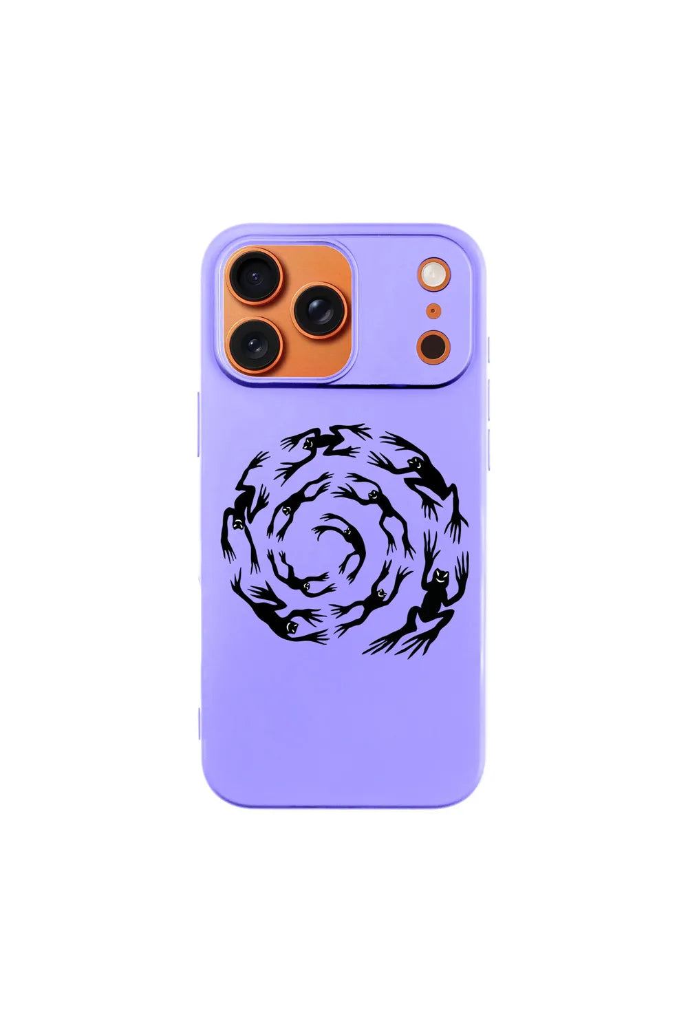 Swirling Frogs-Ultra Silikon Kılıf-Iphone 15 Pro - 6