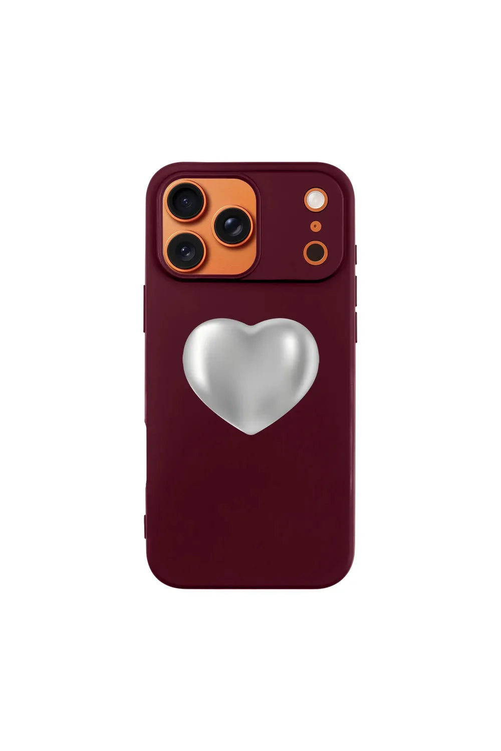 Silver Heart-Ultra Silikon Kılıf-Iphone 16 - 0