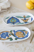 Limoncello Oval Servis Tabağı 2'li Set, Gri, 23 Cm - 0