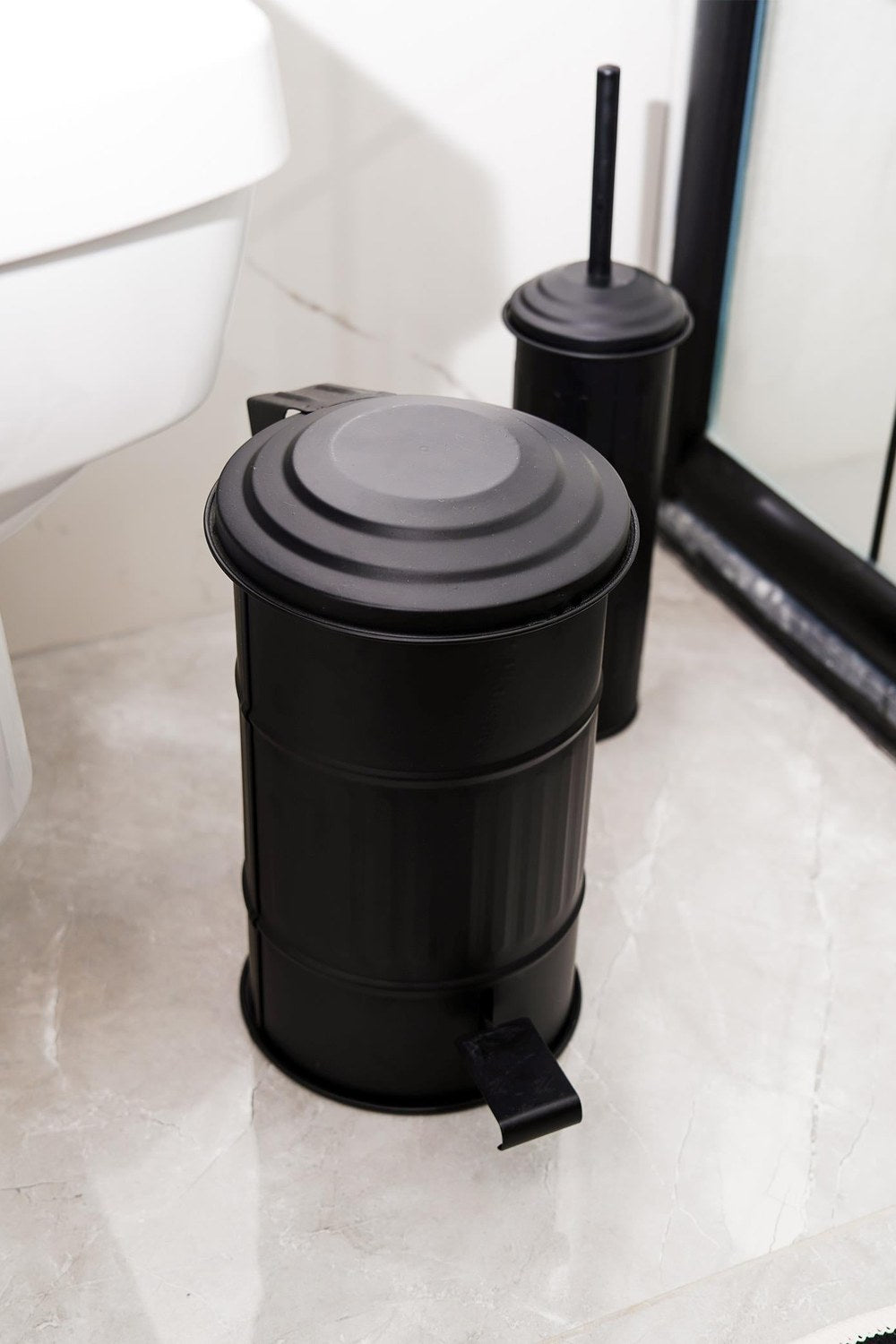 Çöp Kovası (Banyo), Siyah, 5 Lt - 2