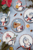 Penguin Pasta Tabağı 6'lı Set, 19 Cm - 0