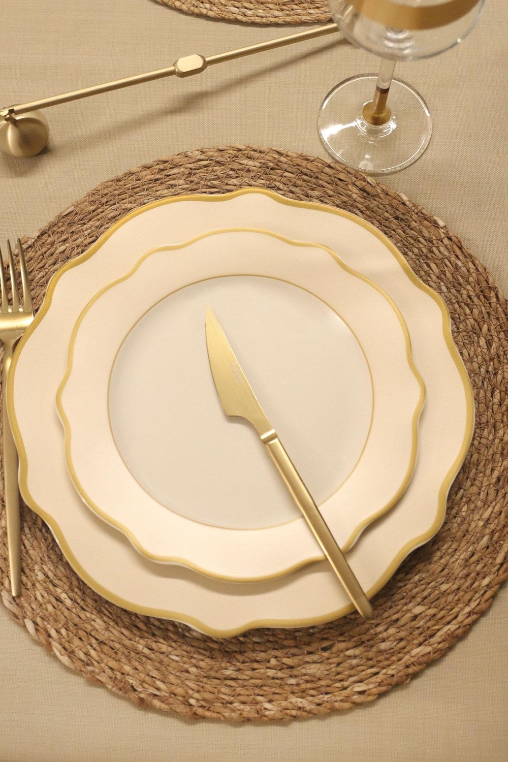 Jaswely Pasta Tabağı 6 Parça, Krem, 21 Cm - 0