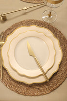 Jaswely Pasta Tabağı 6 Parça, Krem, 21 Cm - 0