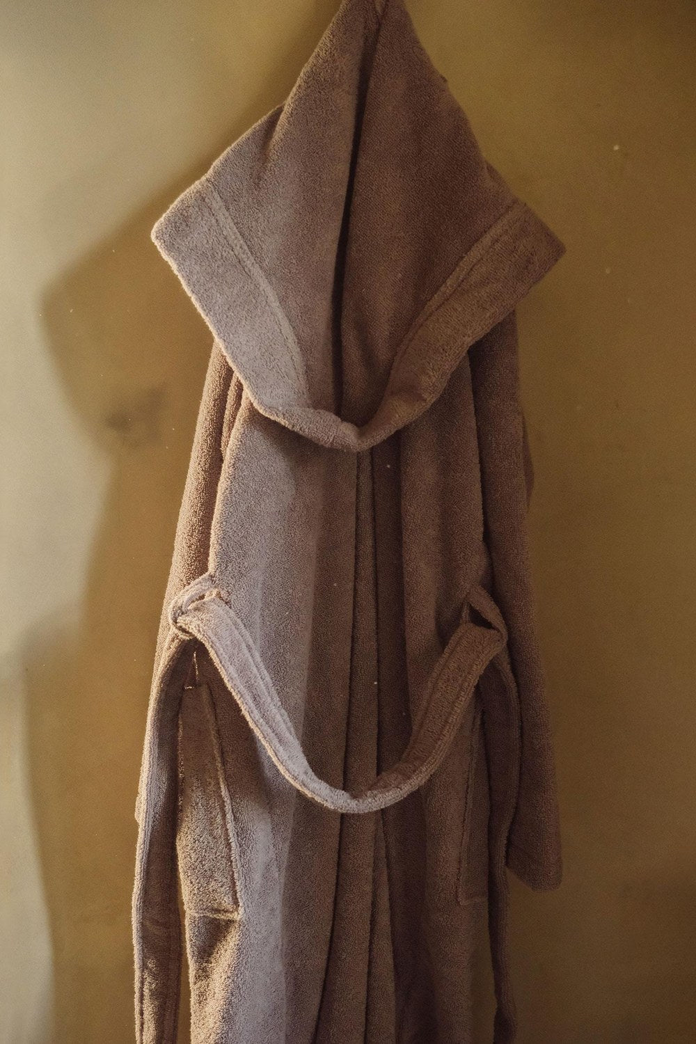 Fine Cotton Bornoz, Gri, S-M - 2