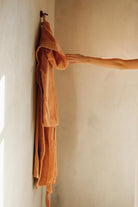 Fine Cotton Bornoz, Terracotta, S-M - 0