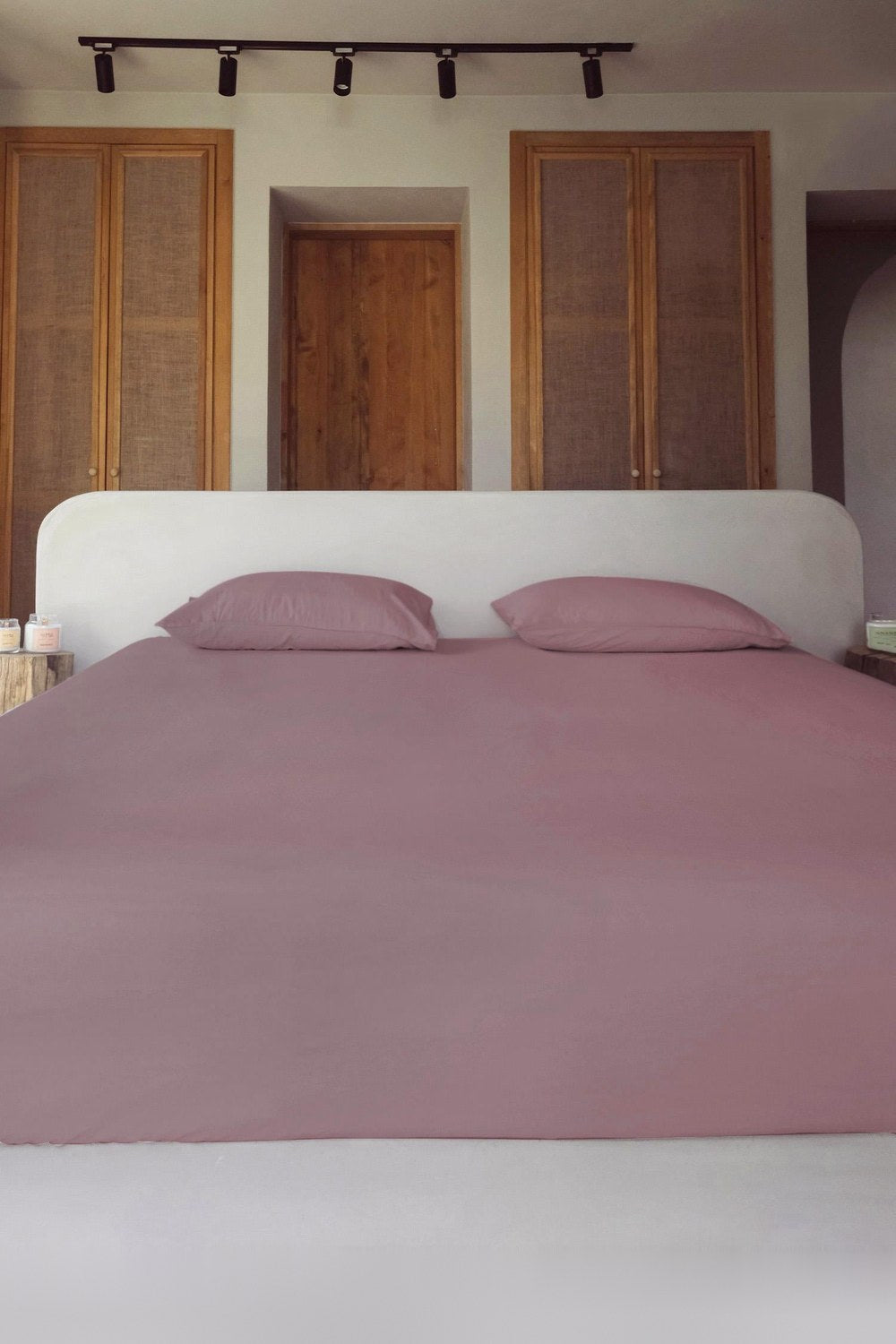 Cotta Old Rose Çift Kişilik Çarşaf 260x240 Cm - 2