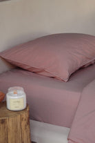 Cotta Old Rose Tek Kişilik Lastikli Çarşaf 200x100 - 0