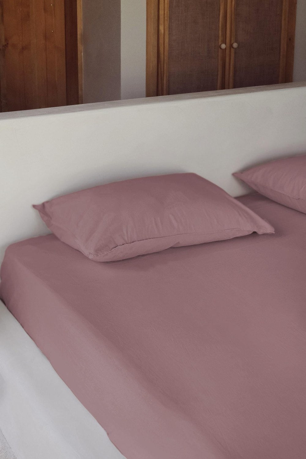 Cotta Old Rose Tek Kişilik Lastikli Çarşaf 200x100 - 1