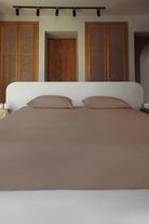 Cotta Wood Smooke Çift Kişilik Çarşaf 260x240 Cm - 1