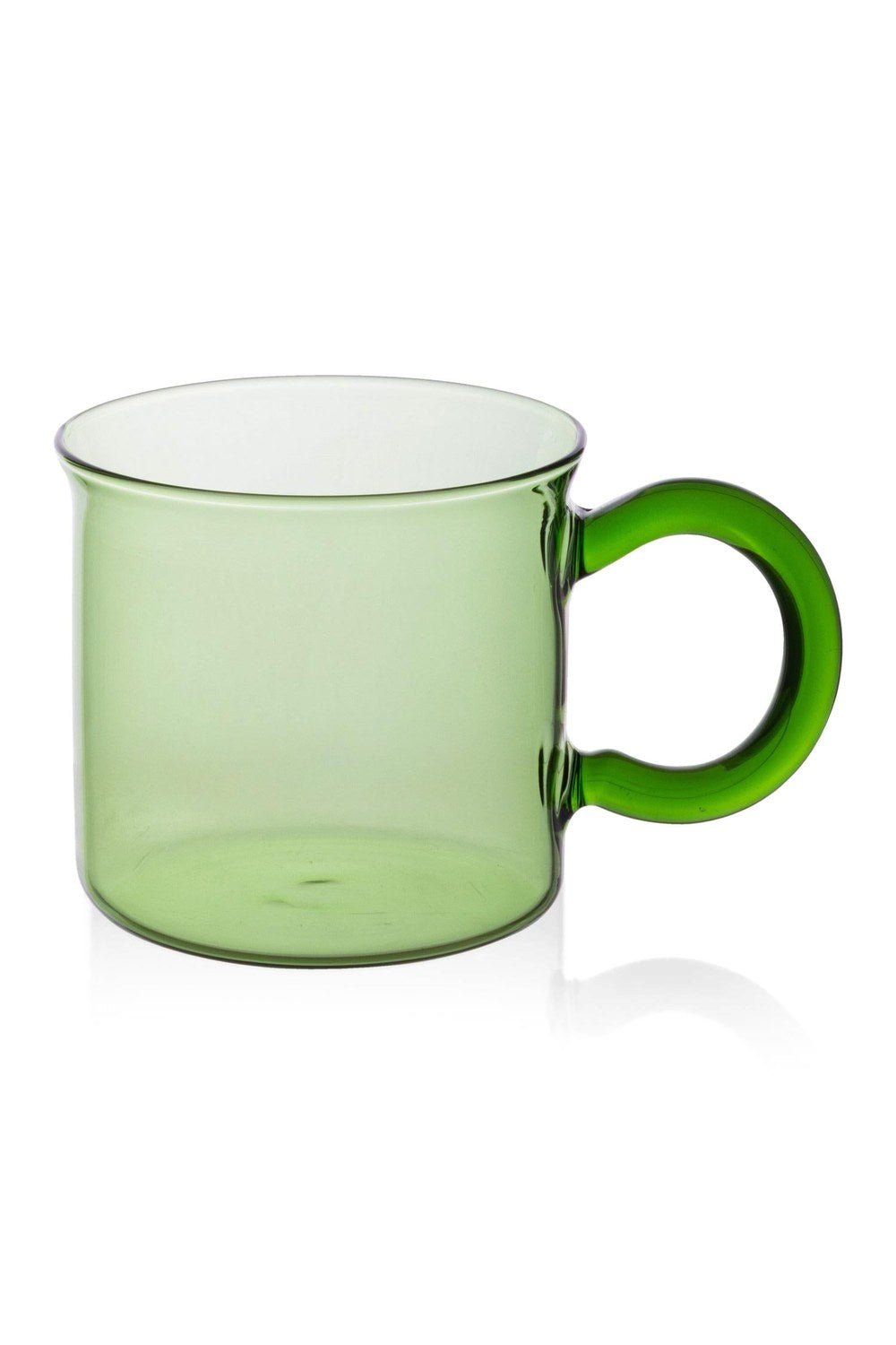 Renkli Cam Kupa, Yeşil, 230 Ml - 1