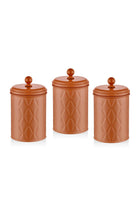 Prizma Çay Şeker Kahve Kavanozu, Terracotta, 1 Lt - 0