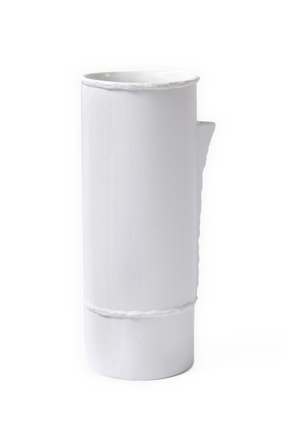 Licia Seramik Vazo, Beyaz, 18 × 16 × 41 Cm - 1