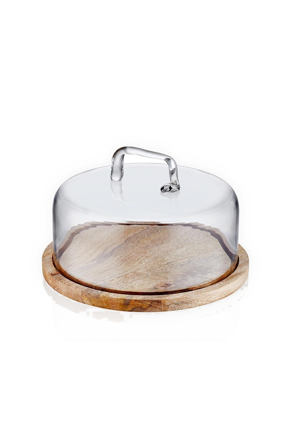 Madera Yuvarlak Kek Saklama Fanusu 17x26x26 Cm - 0