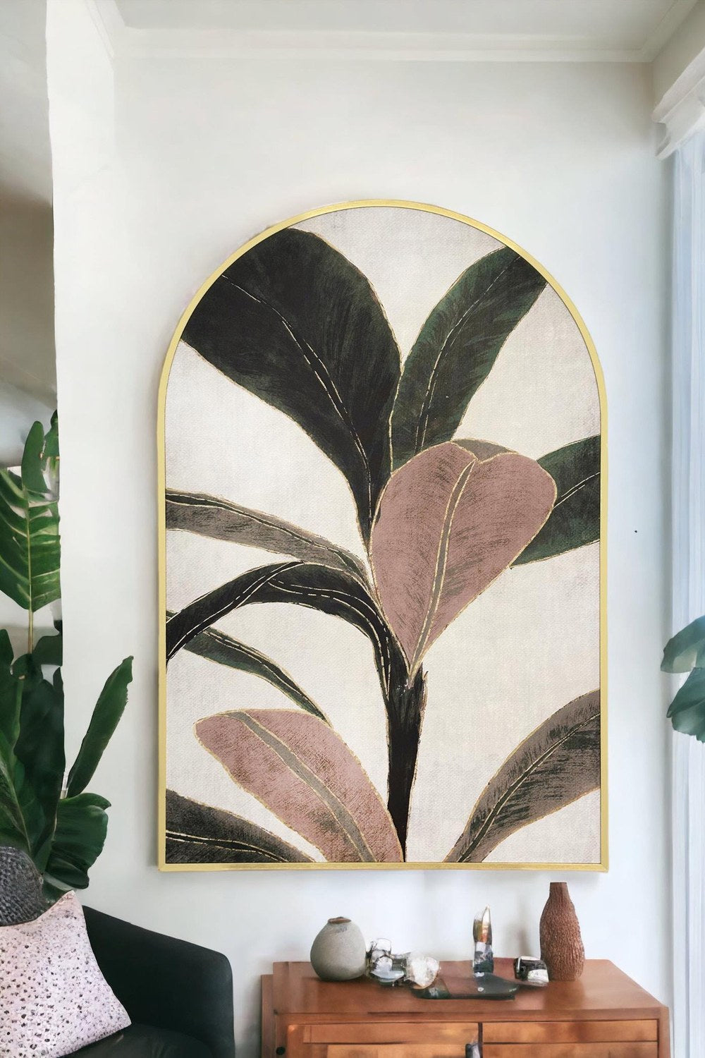 Botanic Leaf Tablo 80x120 Cm - 0
