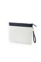 Peluş Clutch Çanta, Beyaz, 26 × 33 Cm - 0
