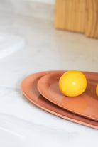 Cotta Limoges Oval Servis Tabağı, Terracotta, 43 × 22 Cm - 1