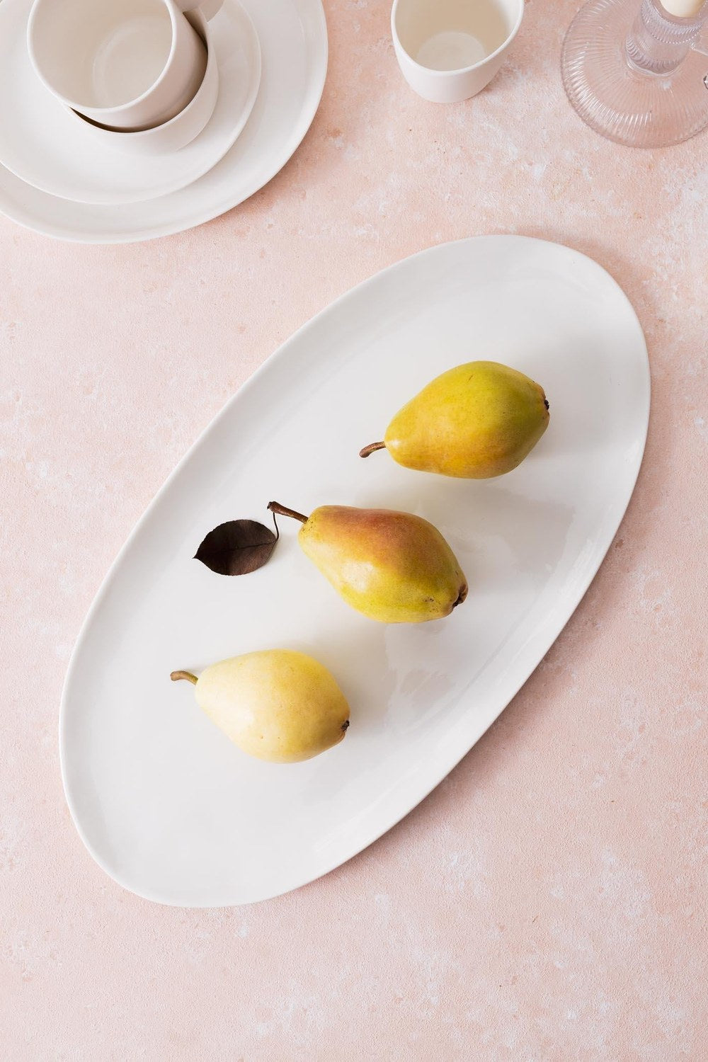 Cotta Limoges Oval Servis Tabağı, Beyaz, 43 × 22 Cm - 0