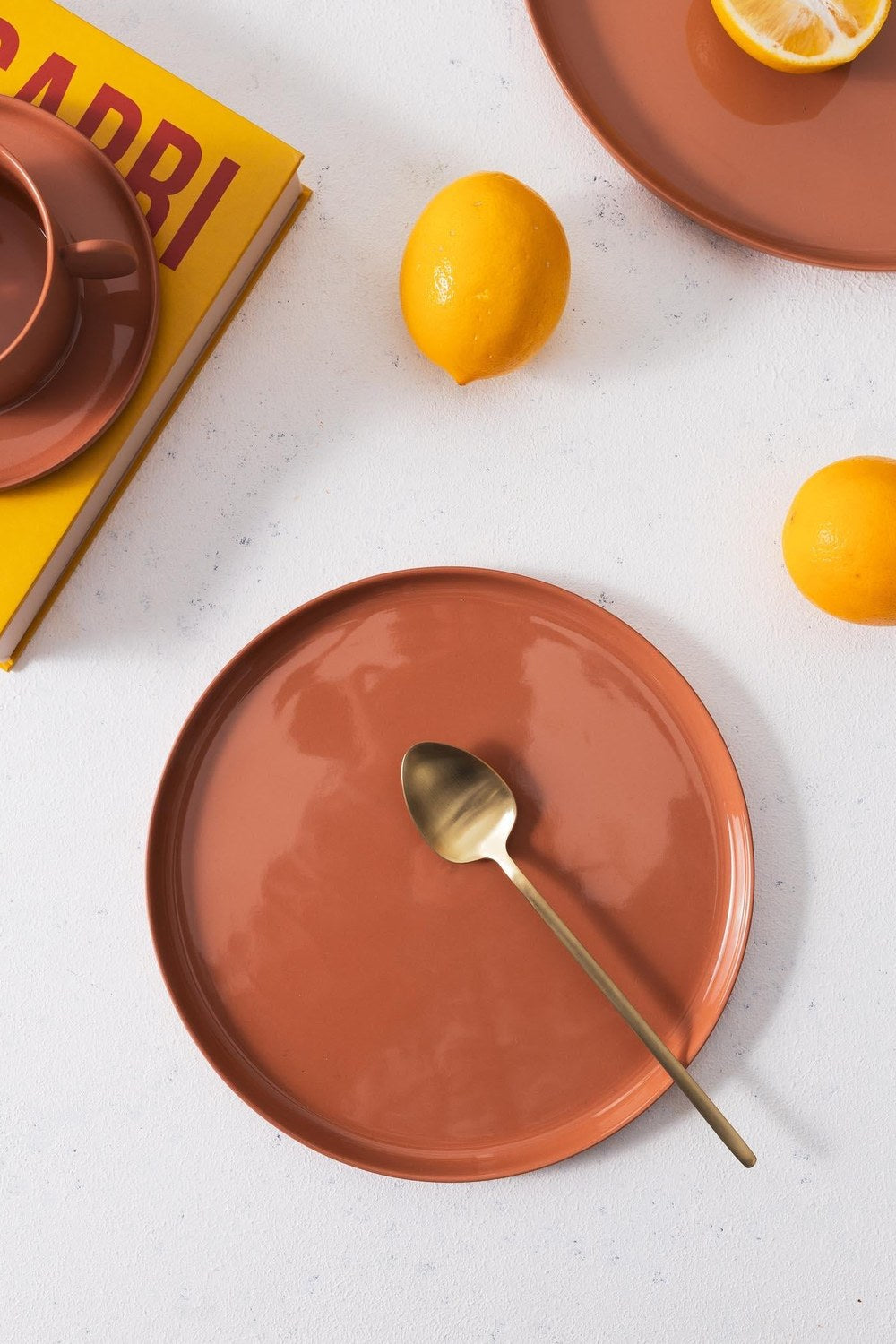 Cotta Limoges Pasta Tabağı, Terracotta, 21 Cm - 1