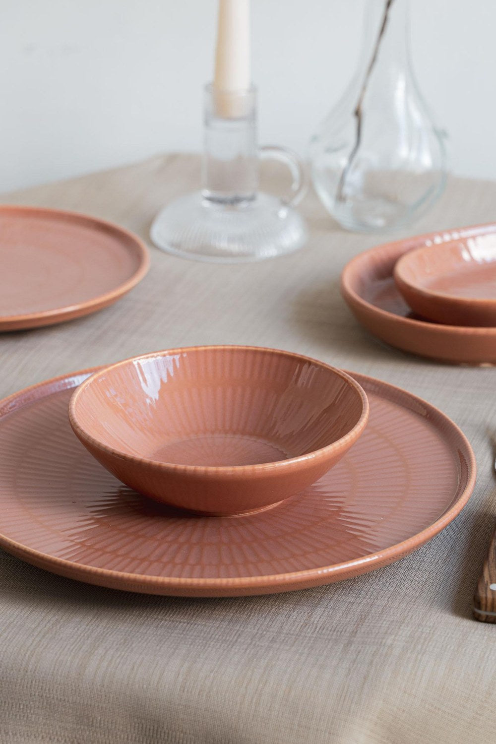 Noon Servis Tabağı, Somon, 30 Cm - 1