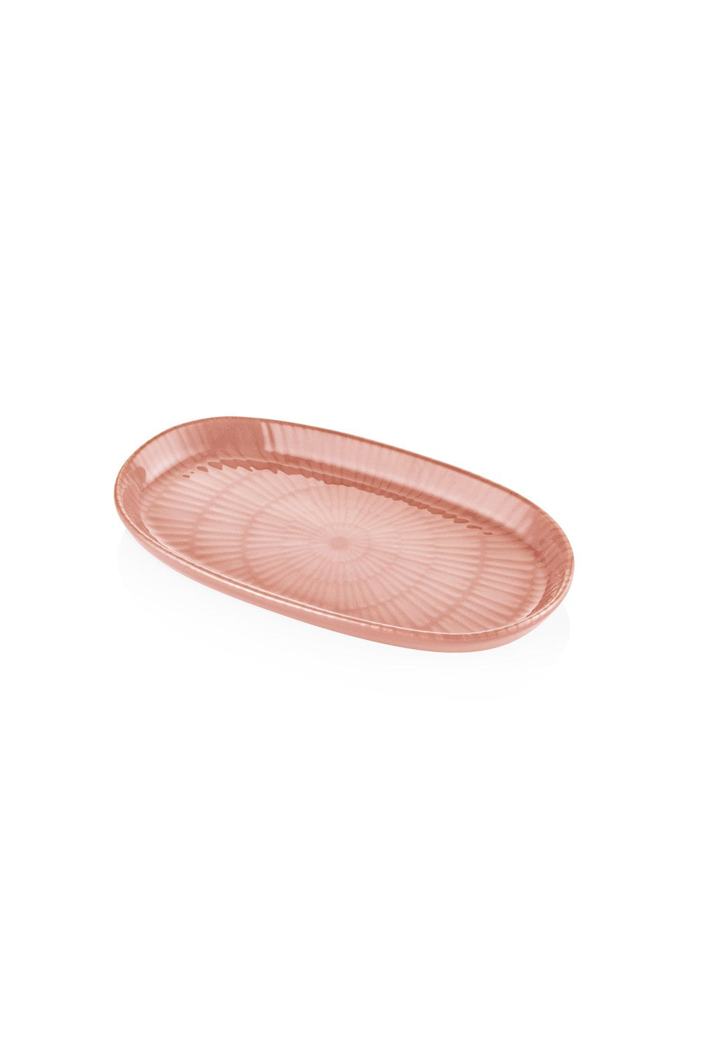 Noon Oval Servis Tabağı 2'li, Somon, 26 Cm - 3
