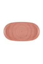 Noon Oval Servis Tabağı 2'li, Somon, 29 Cm - 1