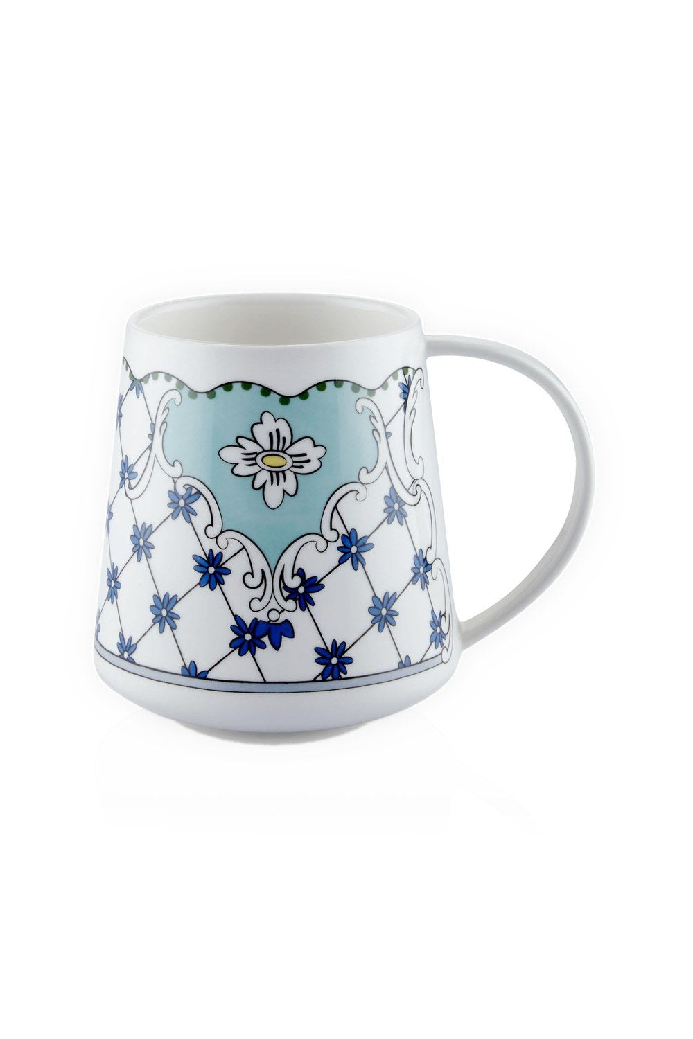 Amore Blue Porselen Kupa 340 Cc - 1