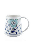 Amore Blue Porselen Kupa 340 Cc - 1