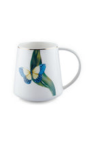 Folium Blue Porselen Kupa 340 Cc - 1