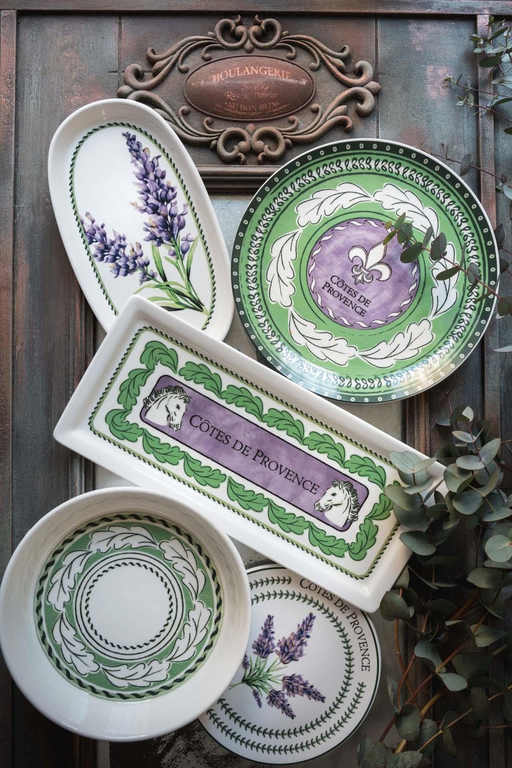 Provence Lavanta Pasta Tabağı 6'lı Set, 19 Cm - 4