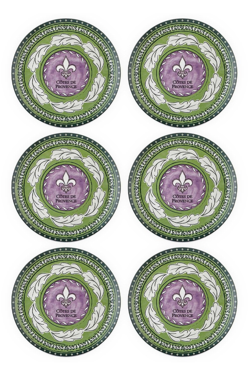 Provence Lavanta Servis Tabağı 6'lı Set, 26 Cm - 2