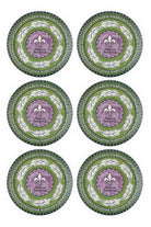 Provence Lavanta Servis Tabağı 6'lı Set, 26 Cm - 2